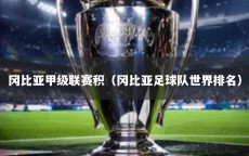 冈比亚甲级联赛积（冈比亚足球队世界排名）