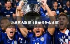 北单五大联赛（北单是什么比赛）