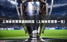 上海体育赛事最新防疫（上海体育赛事一览）