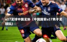 u17足球中国足协（中国国家u17男子足球队）